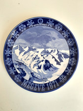 Wandteller  “Megeve 1971” Kandahar Rennen Winter - Sammeln & Seltenes