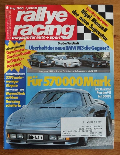 Rallye racing 1986 bmw m3 - racing,