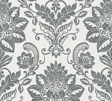 A.S. Création Tapete Shabby Style 2934-11 Grau Schwarz  Barock Vliestapete Vlies