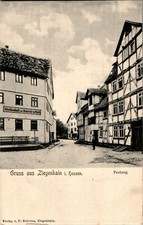 AK GRUSS AUS ZIEGENHAIN SCHWALMSTADT SCHWALM EDER KR. GASTHAUS H. AUFFARTH 1904