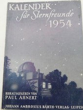 Kalender für Sternfeunde 1954