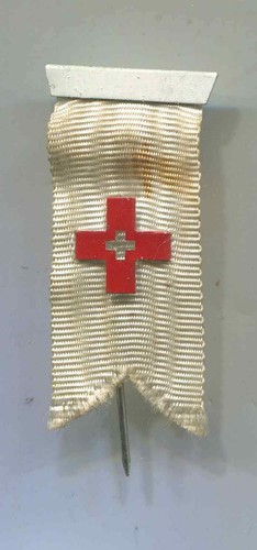 Rotes kreuz anstecknadel - rotes,