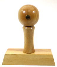 Kundenstopper XXL  Holz Stempel Aufsteller Werbung,ca 4.5kg, 40 cm hoch, A2.19.1