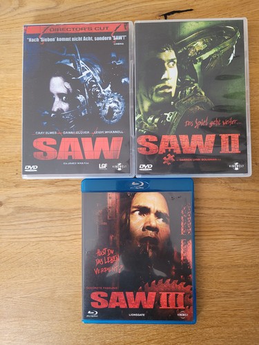 Saw dvd und - dvd-, blu-ray-set