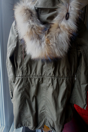 Burberry brit parka mit - burberry,