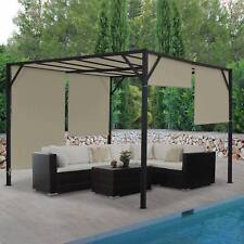 B-Ware Pergola Beja, Garten Pavillon Terrassenüberdachung, taupe, 3x4m