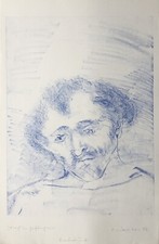 EMIL WACHTER Farblithographie