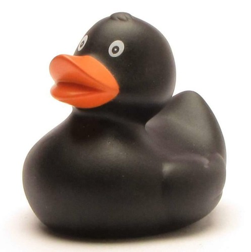 Badeente schwarz cm - badeente,