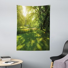 Grün Mikrofaser Wandteppich