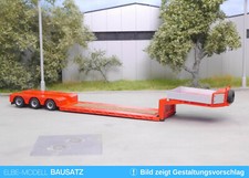 1:87 EM103 Bausatz Tiefbett Auflieger 3achs teleskopierbar für Umbau Eigenbau