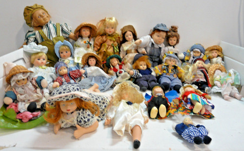 23x alte porzellan mini baby - 23x,