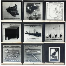 9 Alte Glasdias sw/w WK I