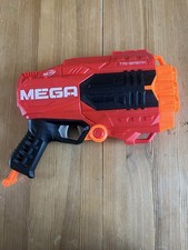 NERF N Strike Elite Mega Tri Break Blaster Dart Gun Rot