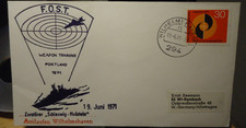 Brief Wilhelmshaven 19.6.1971   F.O.S.T  ZERSTÖRER "SCHLESWIG HOLSTEIN"  AUSLAUF