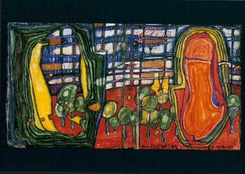 Kunst postkarte 1999 - ak, kunst-postkarte