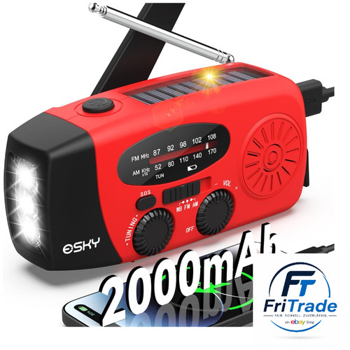 Solar radio esky kurbelradio - solar,