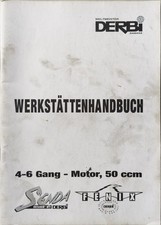 Original Derbi Motor 50 ccm Werkstatthandbuch Reparaturanleitung Senda Fenix