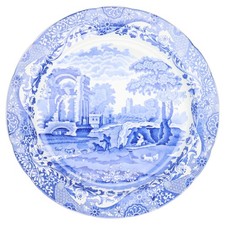 Servierplatte rund Spode