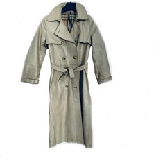 Leder trenchcoat Damen