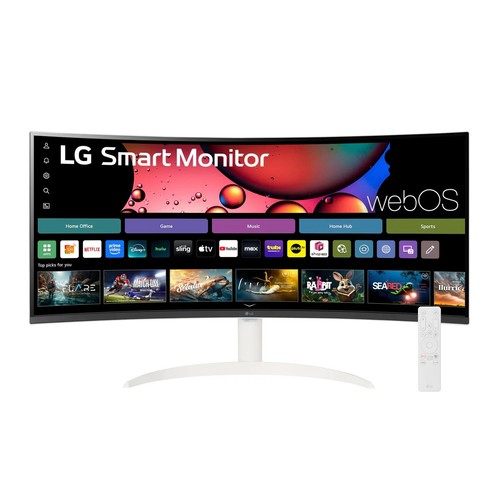 Curved smart monitor - curved,