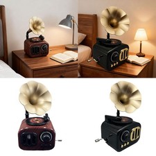 Phonographen Spieluhr Ornament Plattenspieler für Weihnachten Desktop