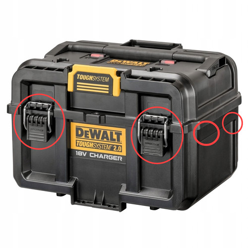 Koffer mit ladegerät dewalt - koffer,