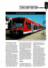 Baureihe: DB AG 650 "Regioshuttle" - Datenblatt