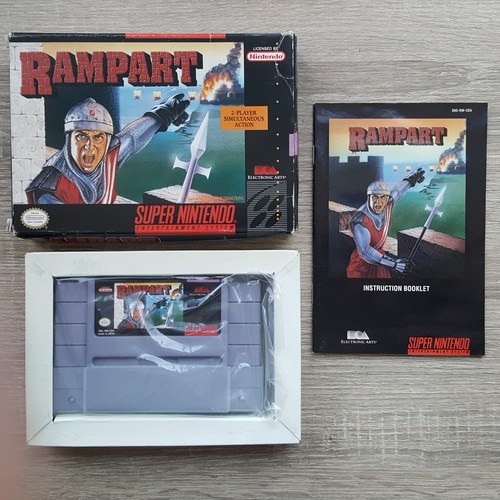 Snes rampart ntsc ovp - snes,