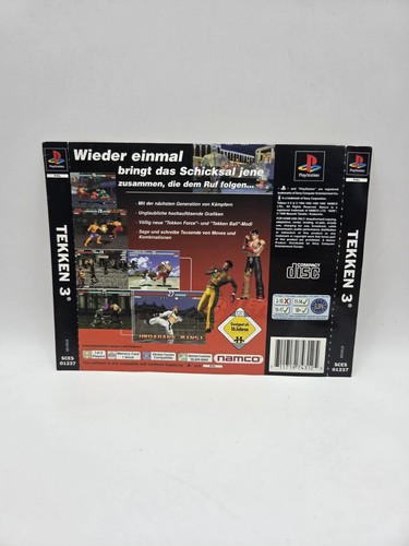 Tekken backcover sony - 3, (sony
