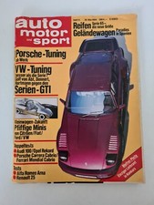 Auto Motor und Sport ams - Porsche Tuning ab Werk - Heft 11 / 1984 (AU2670)