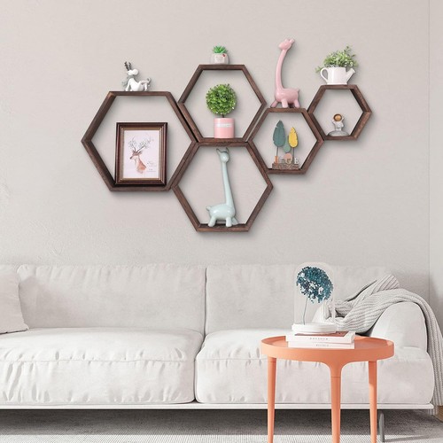 5er set hexagon - 5er, wandregal