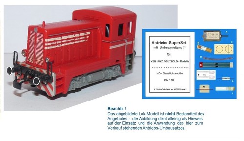 Für piko bn150 antriebs - für, antriebs-set