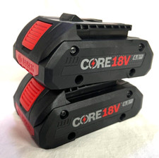 (2) BOSCH 18V 4.0 Ah Batteries