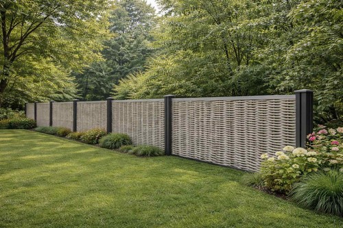 Polyrattan sichtschutz panel - polyrattan,