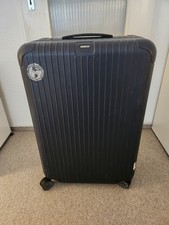Rimova Reisekoffer L Blau 4 Rollen Trolley Hartschale Trolley. 77X36X51 85L.