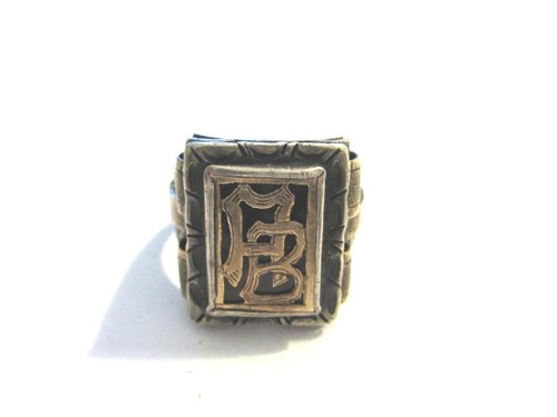Siegelring silber gold mit - siegelring,
