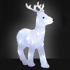 Weihnachtsdeko Acryl Figuren LED Innen Außen Dekofigur Batterie Weihnachten Deko