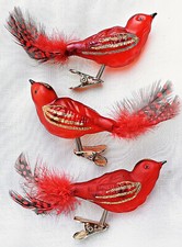 Glasvogel lauscha rot - ❀,