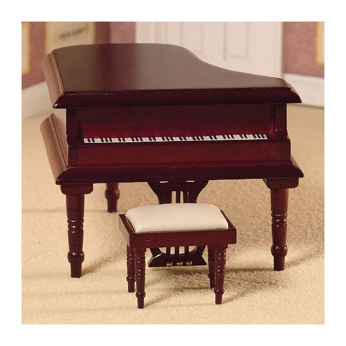 Dolls house 2686 grand piano - house,