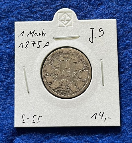 Kaiserreich mark 1875 j - 1, a,