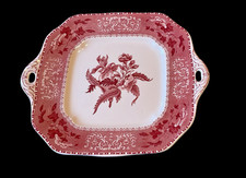 Sandwichplatte mit Griffen Spode Copeland Pink Camilla