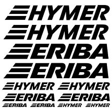 HYMER ERIBA aufkleber sticker wohnmobil camper wohnwagen caravan 12 Stücke Pcs