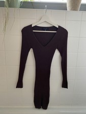 enges kurzes Strickleid mit