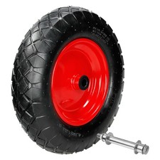 Schubkarrenrad mit Achse