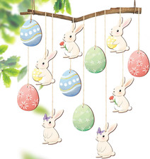 Osterdeko Anhänger Holz, 12