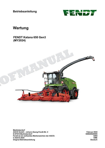 Fendt katana 650 - fendt, gen3