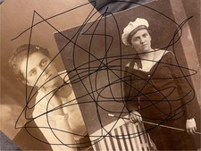 2x K.u.k. Foto SEEFLUGSTATION Frau In Uniform Soldatin kuk ÖSTERREICH Marine