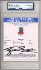 President George W Bush SIGNED