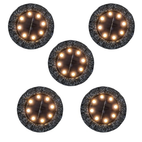 5er set led solar - set,