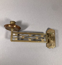 Jugendstil Klavierleuchter Messing Wandleuchter Kerzenleuchter antik um 1900